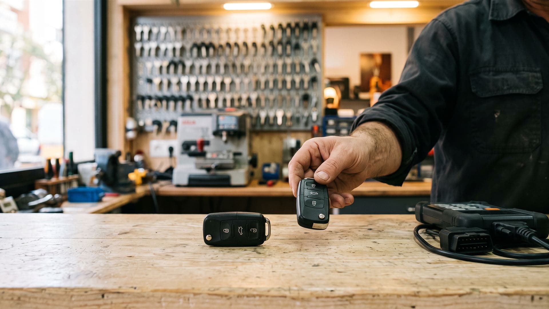 Segunda llave de coche programada y lista para usar en Pontevedra